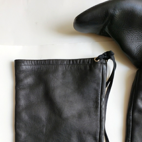 Zara | Slouchy/Over-the-knee Leather Boots - Picture 13 of 13